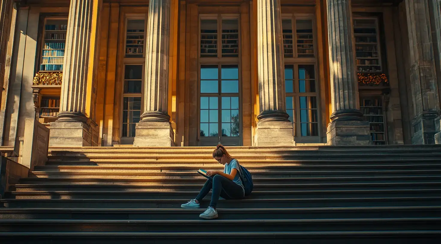 Imagen de estudiantes internacionales haciendo networking