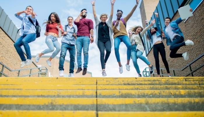 estudiantes en Irlanda