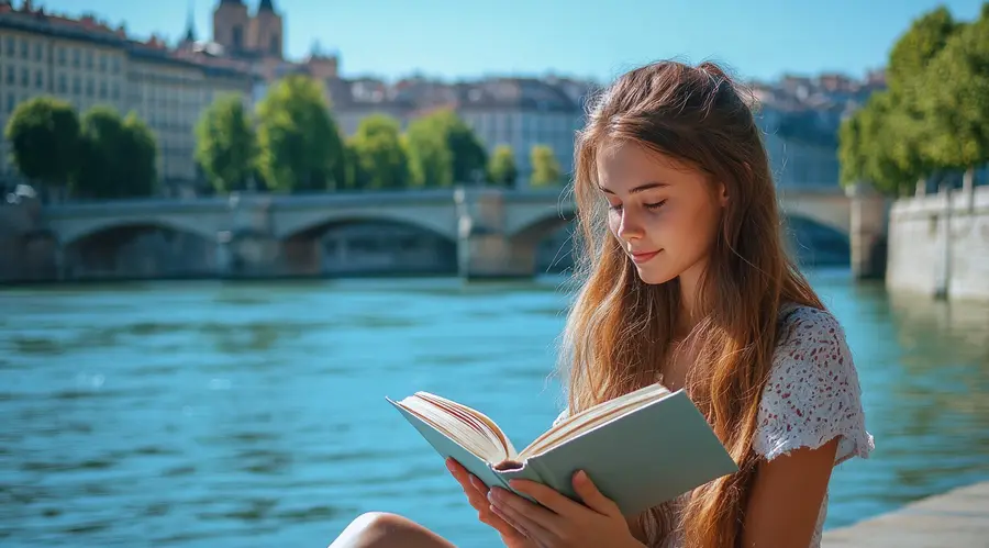 Vista panorámica de Lyon, Francia