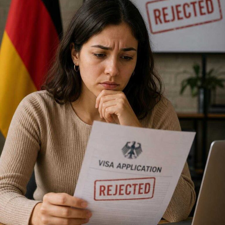 visa negada Alemania illustration for Visa negada en Alemania: guía definitiva 2026