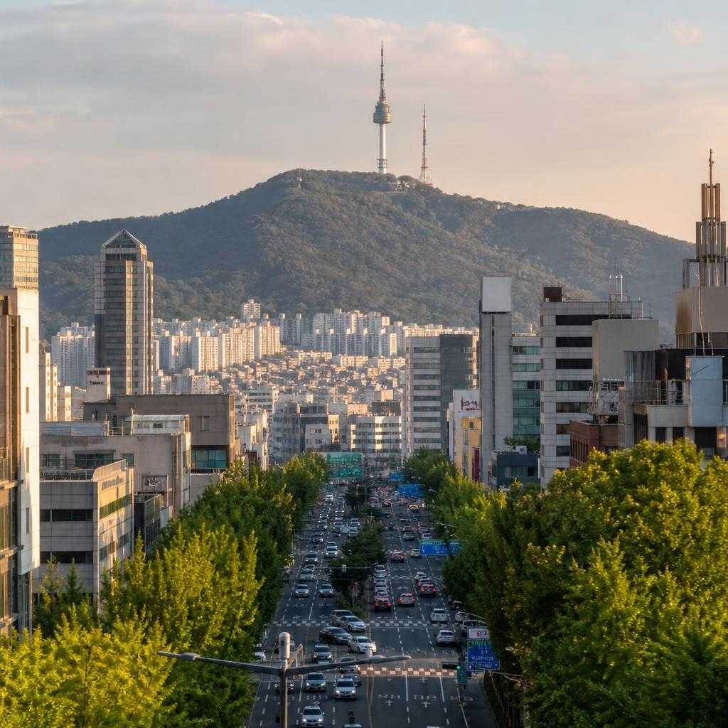 barrios estudiantes Daegu illustration