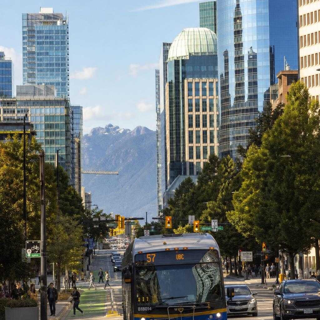 transporte en Vancouver illustration